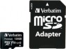 Карта памяти Verbatim microSDXC 128GB UHS-1 Class 10 + SD адаптер (44085)