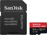 Карта памяти SanDisk Extreme Pro microSDXC 64GB + адаптер (SDSQXCY-064G-GN6MA)