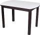 Обеденный стол Домотека Танго ПО 80x120-157 (белый/венге/04)