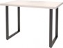 Обеденный стол Millwood Лофт Ницца Л 160x80x75 (дуб белый Craft/металл черный)