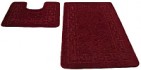 Набор ковриков Shahintex РР 50x80/50x50 (бордовый)