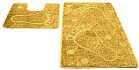 Набор ковриков Shahintex РР 50x80/50x50 (желтый)