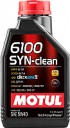 Моторное масло Motul 6100 Syn-Clean 5W40 / 107941 (1л)