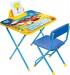Комплект мебели с детским столом Ника Д2Т Disney. Тачки (синий)