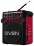Радиоприемник Sven SRP-355 (черный/красный)