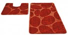 Набор ковриков Shahintex РР 60x100/60x50 (красный)