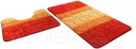 Набор ковриков Shahintex РР Mix 4K 60x100/60x50 (оранжевый)
