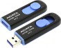 Usb flash накопитель A-data DashDrive UV128 Black/Blue 64GB (AUV128-64G-RBE)