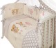Комплект постельный в кроватку Perina Венеция / В3-02.2 (лапушки бежевый)