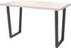 Обеденный стол Millwood Лофт Уэльс Л 130x80x75 (дуб белый Craft/металл черный)