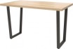 Обеденный стол Millwood Лофт Уэльс Л 130x80x75 (дуб золотой Craft/металл черный)
