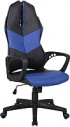 Кресло офисное Tetchair iWheel экокожа (черный/темно-синий)