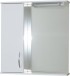 Шкаф с зеркалом для ванной СанитаМебель Камелия-11.70 Д2 (левый, белый)