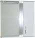 Шкаф с зеркалом для ванной СанитаМебель Камелия-11.70 Д2 (правый, белый)