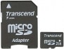 Карта памяти Transcend SecureDigital microSD 2GB + SD адаптер (TS2GUSD)