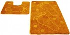 Набор ковриков Shahintex РР 60x100/60x50 (янтарный)
