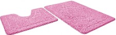 Набор ковриков Shahintex Эко 45x71/45x43 (розовый)