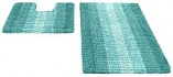 Набор ковриков Shahintex Multimakaron 60x90/60x50 (голубой)