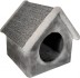 Домик-когтеточка Cat House Будка 0.38 (серый)