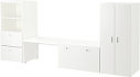 Комплект мебели для кабинета Ikea Стува/Фритидс 792.531.36