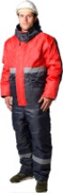Комплект рабочей одежды ТД Артекс Новатор утепленный (р-р 60-62/170-176, серый/красный)