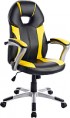 Кресло геймерское Mio Tesoro Франческо X-2763-2 (черный/желтый)