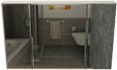 Шкаф с зеркалом для ванной Vela Фаворит 120-3 (01226120)