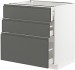 Шкаф-стол кухонный Ikea Метод/Максимера 593.102.89